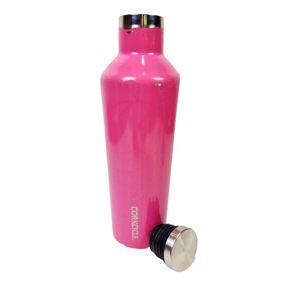 Corkcicle Triple Insulated Canteen 16 oz Hot Cold Drink Pink Camping or Travel - Picture 2 of 8